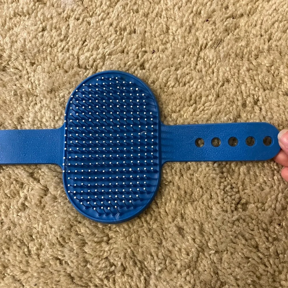 Blue Pet Grooming Massage Brush Comb